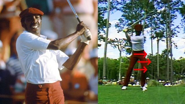 How would your golf swing look with a BROKEN arm! | Calvin Peete | Swing Theory