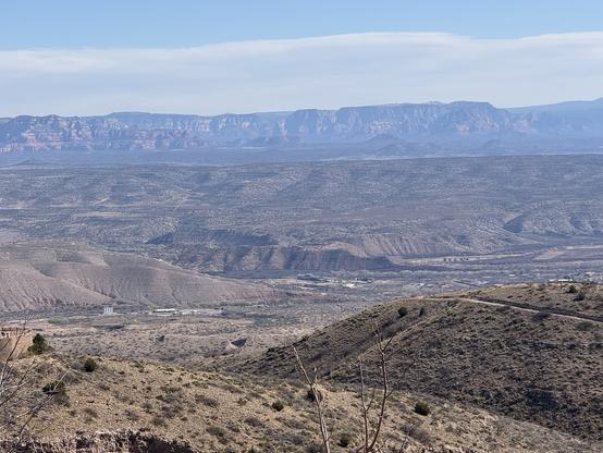 A view of the Arizona desert from Jerome.