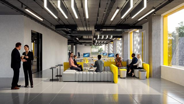 Artist's impression of the 'public sector hub' office development which will become the new home for Swansea Council (Image: Swansea Council)