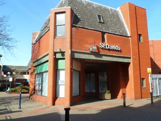 The former St David's Shopping Centre in Swansea which has been demolished to make way for the new development