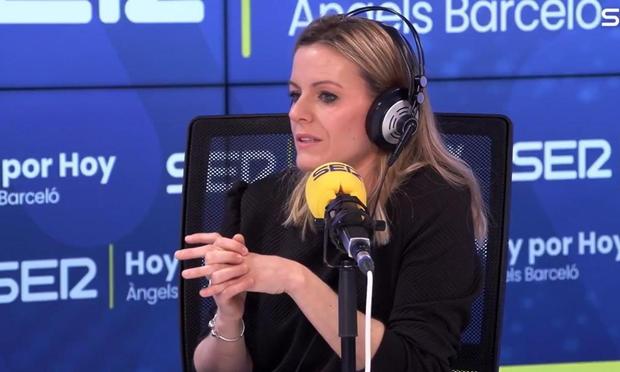 Andrea Ropero en el programa 'Hoy por hoy' de la Cadena SER. ()