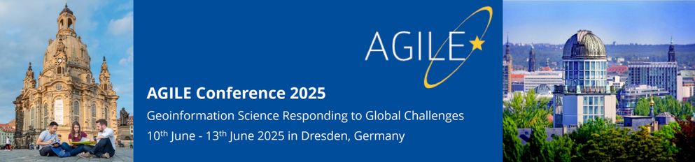 Event banner of the AGILE Conference 2025 in Dresden