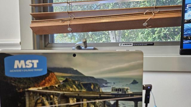 Image looking towards the window - CIO Office at Monterey-Salinas Tranist