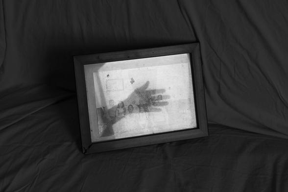 Sara Kontar, A family picture captures the essence of unity despite physical distance. Members are scattered across the globe, with some in Germany, France, Saudi Arabia, Syria, and Kurdistan, from the series Paper Home, 2024–ongoing