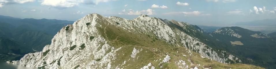 The epic ridgeline of Piatra Craiului
