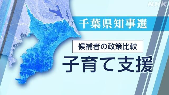 子育て支援 東京都と“差” 千葉県知事選挙で論戦 授業料･医療費･給食費 どう対応？