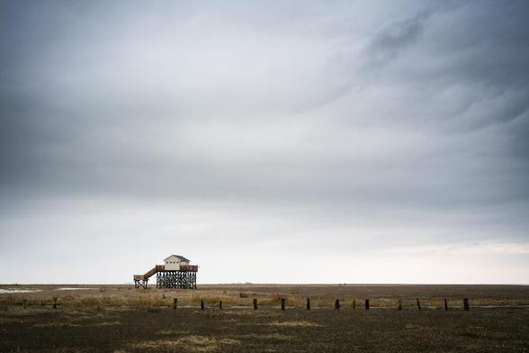 Photos of the beach at Sankt Peter-Ording.