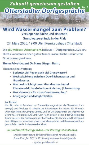 Flyer der Veranstaltung