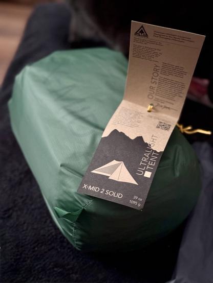 Photo of a brand new Durston X-Mid 2 Solid Lightweight tent.