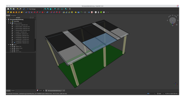 Zeichnung in FreeCAD