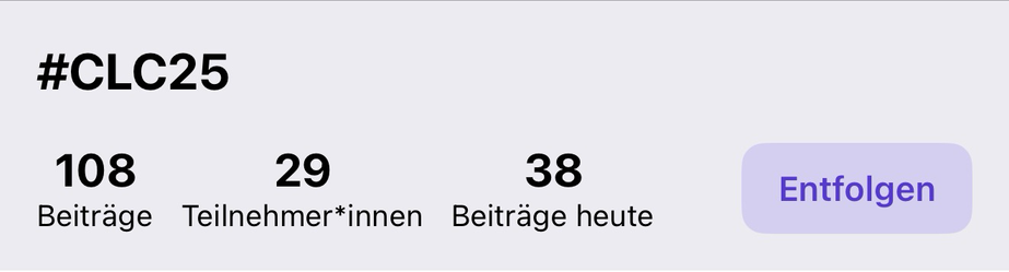 CLC25 Statistik