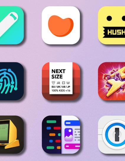 The 'Next Size' app icon next to other honorable mentions in the MacStories Weekly newsletter.