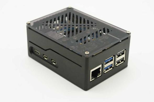 Maxed out Raspberry Pi build with case, fan and SSD