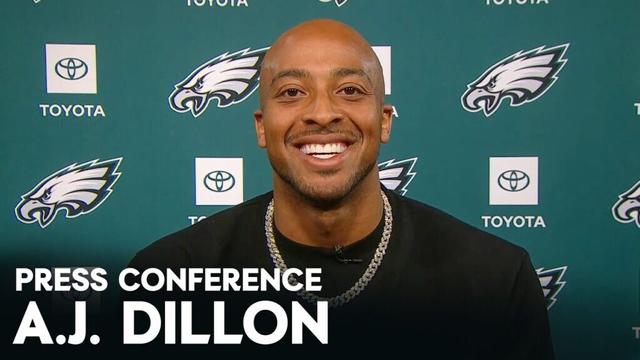 Eagles Press Conference: A.J. Dillon | March 14, 2025