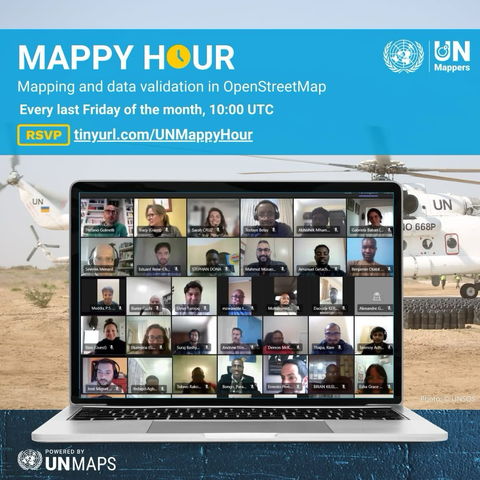 UN Mappy Hour poster