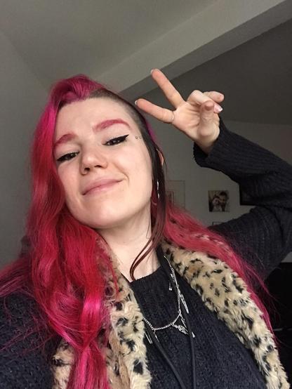 Selfie de la artista