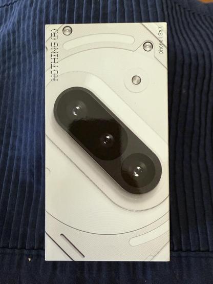 Exterior of Nothing 3a phone packaging prior to opening