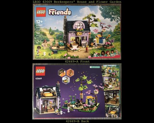 42669 Friends - Beekeepers' House and Flower Garden - box front and box back