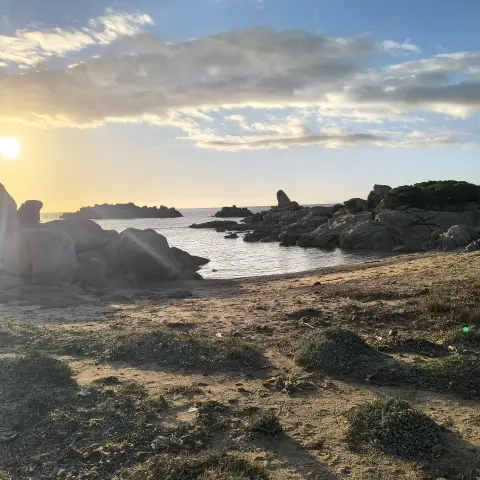 Une des plages fantastiques de la Testa Vintilegna