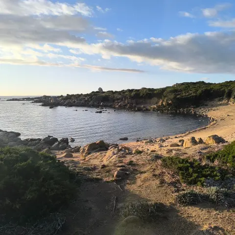 Une des plages fantastiques de la Testa Vintilegna