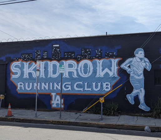 Mural: Skid Row Running Club