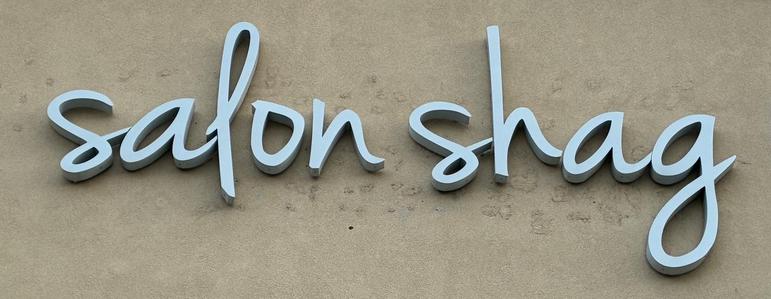 A shop sign in Sandy, UT has a suggestive name if, like me, you have the mind of a 14 year old school boy. It says ‘Salon Shag’.