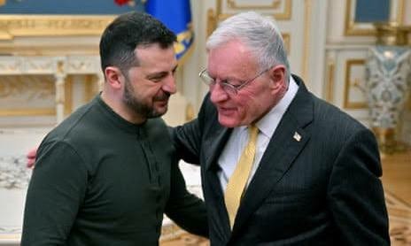 President Zelensky and Keith Kellogg