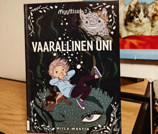 Kuva Vaarallinen uni -sarjakuvan kannesta.