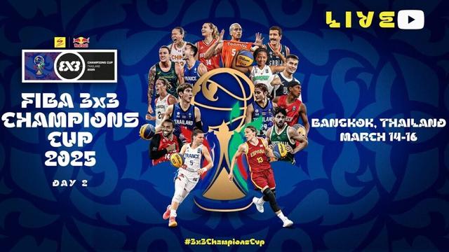 LIVE 🔴 FIBA 3x3 Sponsor | Red Bull Champions Cup | Finals