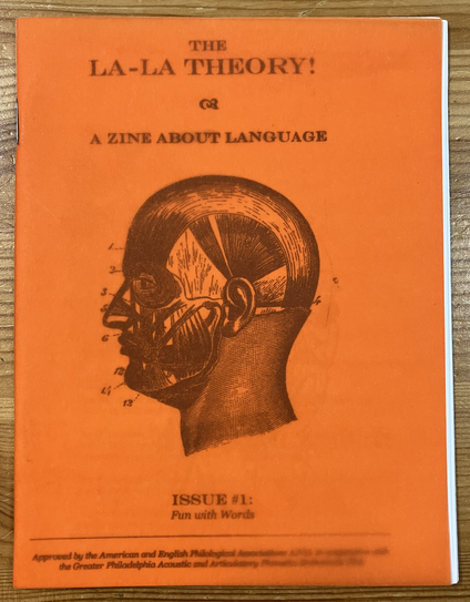 Hermetic Library Zine Accession 16mar2025 the La La Theory Issue 1 Cover