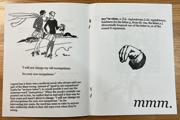 Hermetic Library Zine Accession 16mar2025 the La La Theory Issue 1 Center