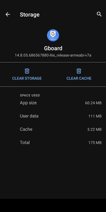 GBoard from Google taking up a miniscule one hundred and seventy five megabytes. How does Google manage to get things to work with such tiny memory usage?!? 

¯\_(ツ)_/¯
