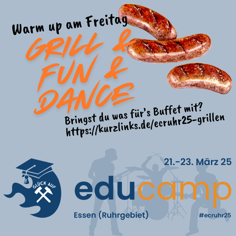 Werbung für das Warm-Up am Freitag, 21.März