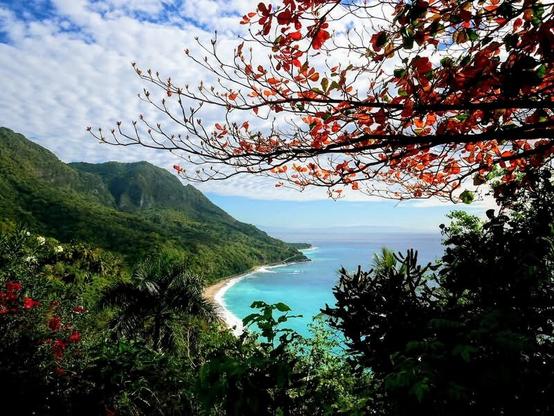 Paradise at Playa San Rafael in Barahona, Dominican Republic.