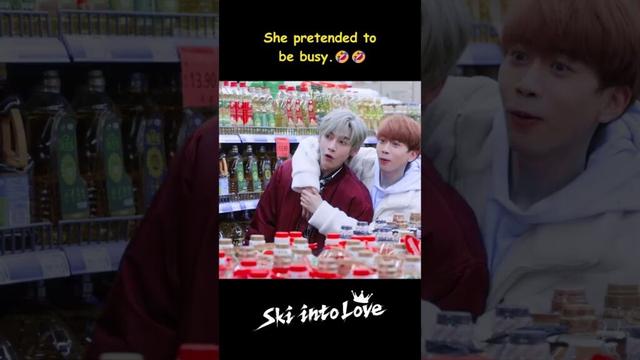 🤣  #SkiIntoLove #YuShuxin #EstherYu #LinYi