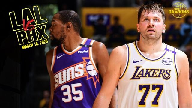 Los Angeles Lakers Full Team Highlights vs Suns | March 15, 2025 | FreeDawkins