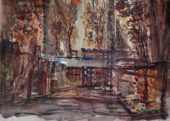 Garden Winter Sprg
Before After watercolor 
Garden series. arches paper 
A4 size aprox 
#MastoArt
#Watercolor #watercolour #paint #Aquarell #acquerello #aquarela #水彩 #水彩 #acuarela #aquarelle #drawing #art #MastoArt
