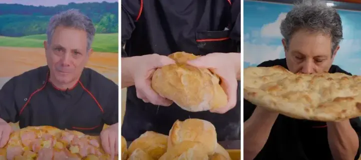 Alvaro Paganelli pane e pizza romana