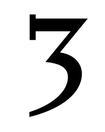 »3« – noch namenlose schrift (work in progress) von elias hanzer (plakatmotiv)