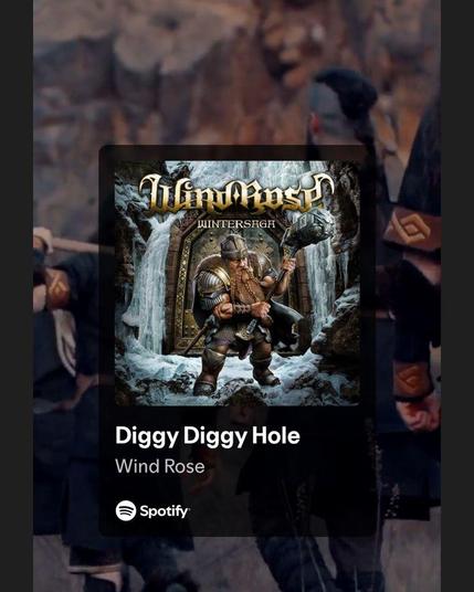 Didggy diggy hole dwarf metal song by wind rose