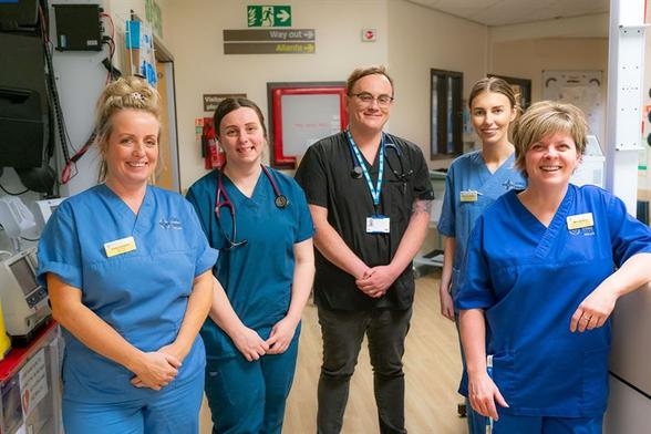 Staff involved in Michelle’s care -  Cerys Jenkins - RGN, Dr Charlotte James, Resident Doctor, Dr Scott O’Rourke – Consultant Physician and Clinical Lead for the Acute Medical Assessment Unit, Natasha Philips – RGN, Wendy Rees – Respiratory Nurse Specialist
