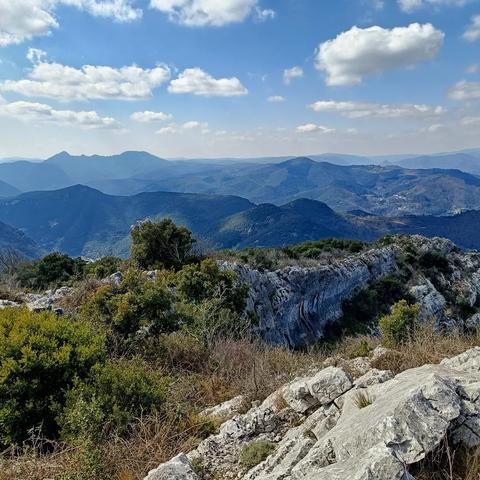 Sur le Ranc de Banes, au dessus de Sumène, et au sud des Cévennes