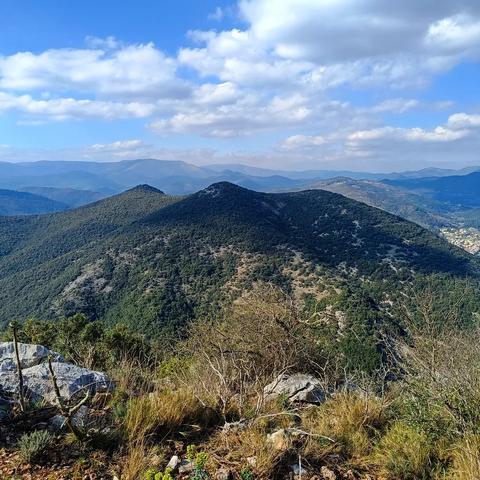 Sur le Ranc de Banes, au dessus de Sumène, et au sud des Cévennes