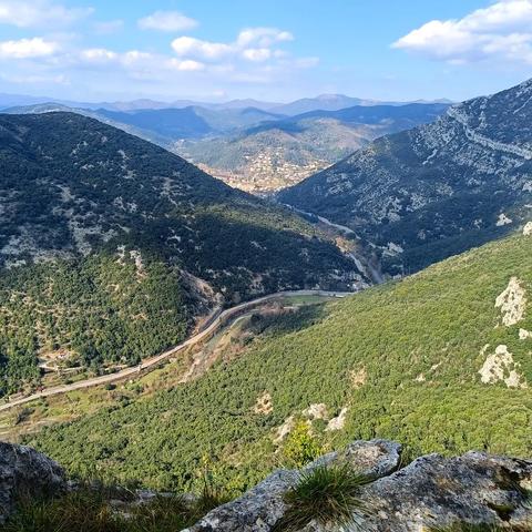 Sur le Ranc de Banes, au dessus de Sumène, et au sud des Cévennes