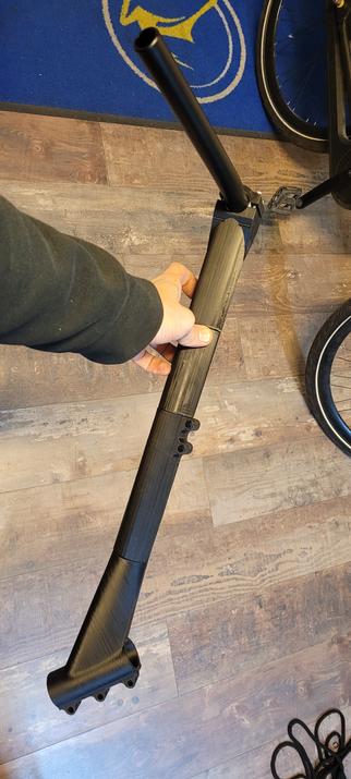 prototype potence pour stick bike