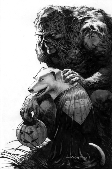 Swamp Thing and Krypto