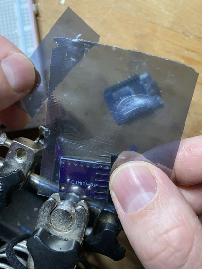 Picture Shows an anti Static bag with Module in it and notches to rip the bag Open. Tried to rip - bit it didnt opened