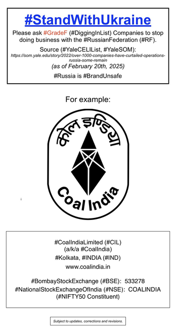 Logo and company information for Coal India Limited (Kolkata, India).
