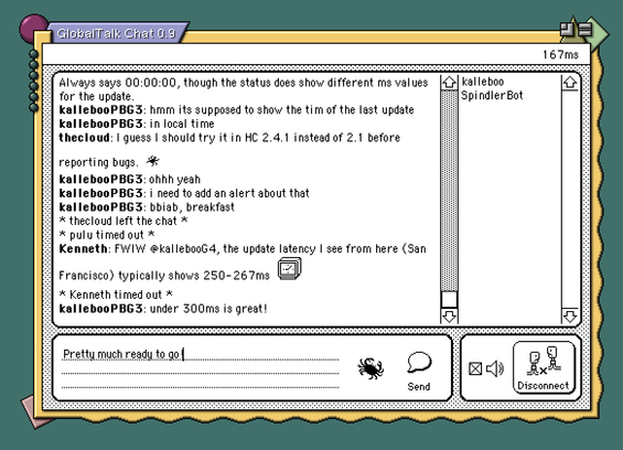 Chat screen