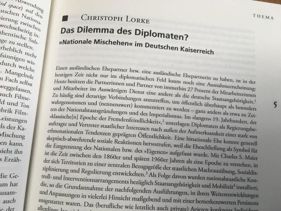 Foto der esrten Seite des gedruckten Beitrags (Auszug)